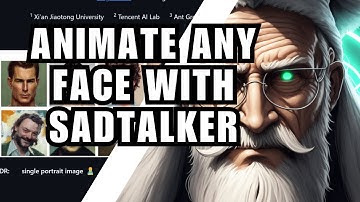ANIMATE ANY FACE WITH SADTALKER IN AUTOMATIC1111