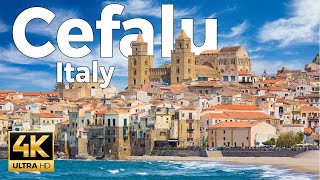 Cefalu, Sicily, Italy Walking Tour (4k Ultra HD 60 fps) - With Captions