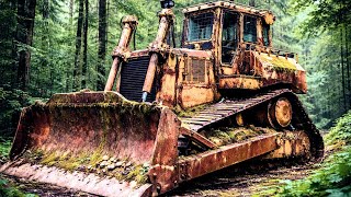 We Rescued an Abandoned Caterpillar IDF D9 Bulldozer — Unbelievable Transformation #bulldozer
