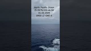 01-06-2025 NORTH PACIFIC OCEAN #seamanstory #ship #youtube #shortvideo #ocean #pelaut #weather #sea