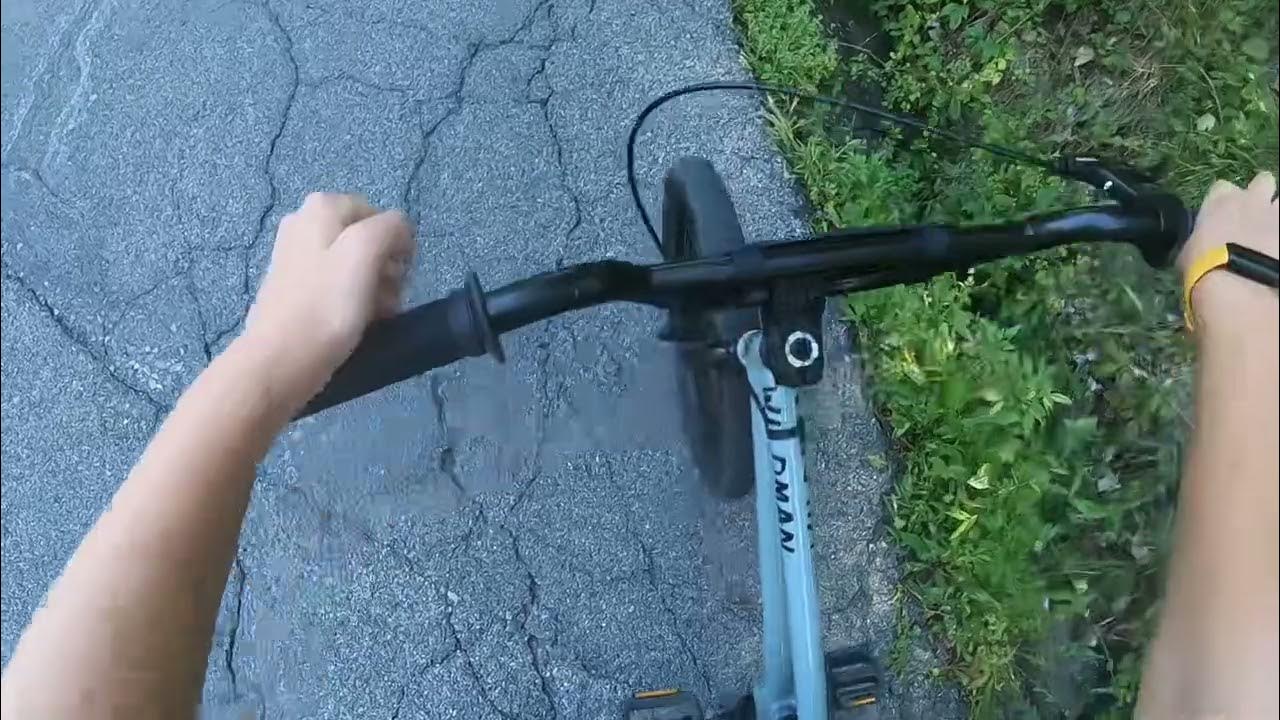 Just cruising on my BMX bike YouTube