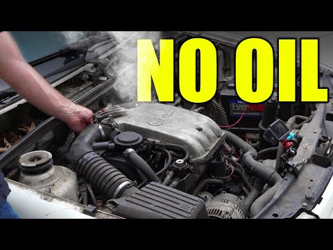 Video: Wat gebeurt er als een auto zonder olie rijdt?