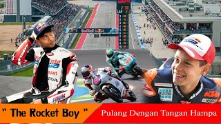 🏁Veda Ega Terlalu Percaya Diri, Hingga Highside Crash ‼️#motogp 