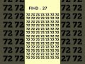 You Cannot Find ЁЯСЙ 27 Within 7 Seconds Shorts Brainteaser Iqtest Maths You Cannot Find ЁЯСЙ 27 Within 7 Seconds Shorts Brainteaser Iqtest Maths