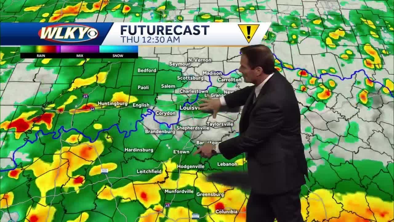 Rain chances likely tonight - YouTube