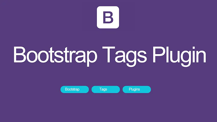 Bootstrap Tags plugin