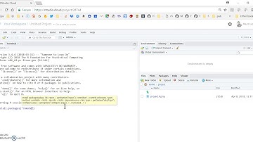 Installing an rmarkdown template in rstudio.cloud