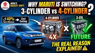 Why Is Maruti Suzuki Slowly Switching to 3-Cylinder Engines The Real Reason Explained!