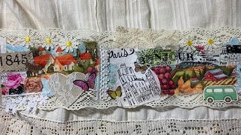 Snippet Roll Tutorial. How to make a long piece of ephemera to use in a journal