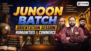 Orientation Session Junoon Batch for Humanities & Commerce | Image Classes