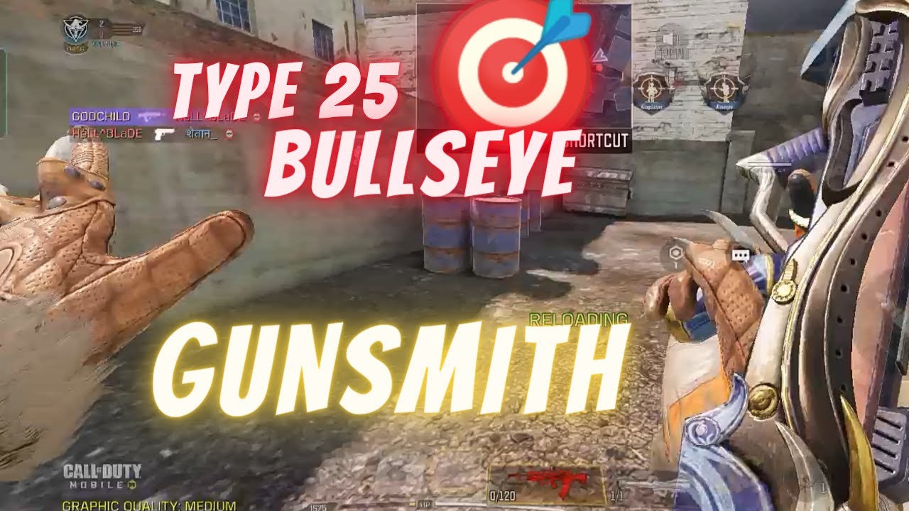 COD mobile season 11 Type 25 Bullseye Gunsmith