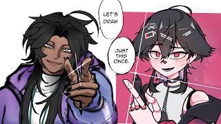 How it feels asking your friend to draw with you screenshot 5
