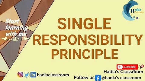 Single Responsibility Principle with real-life Examples |Tutorial 13 (Hindi)| Solid Design Principle