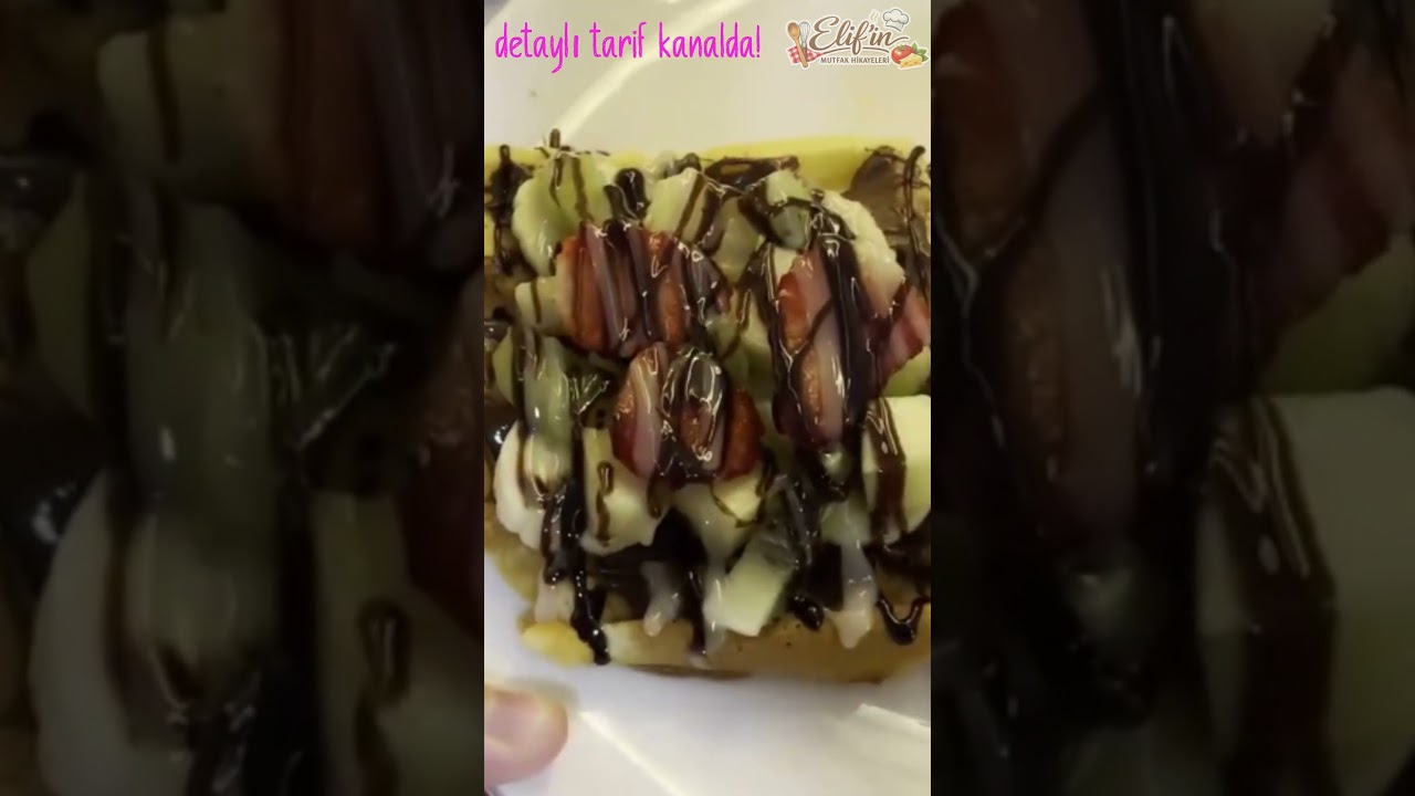 Evde pratik waffle yapımı #pratiktarifler #food #tarif Evde pratik waffle yapımı #pratiktarifler #food #tarif