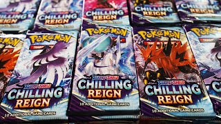 Opening 1,000 Chilling Reign Pokemon Booster Packs