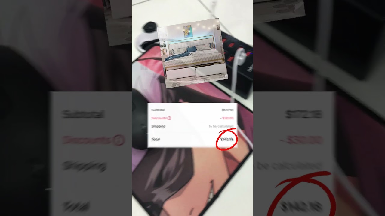 Beautiful & affordable led lit bed 