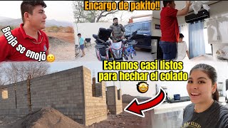 CASI LISTOS PARA HECHAR EL COLADOBENJA SE ENOJÓ