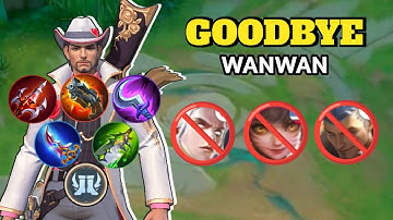 GOODBYE WANWAN!! CLINT BEST BUILD & EMBLEM FULL PENETRATION - Mobile Legends