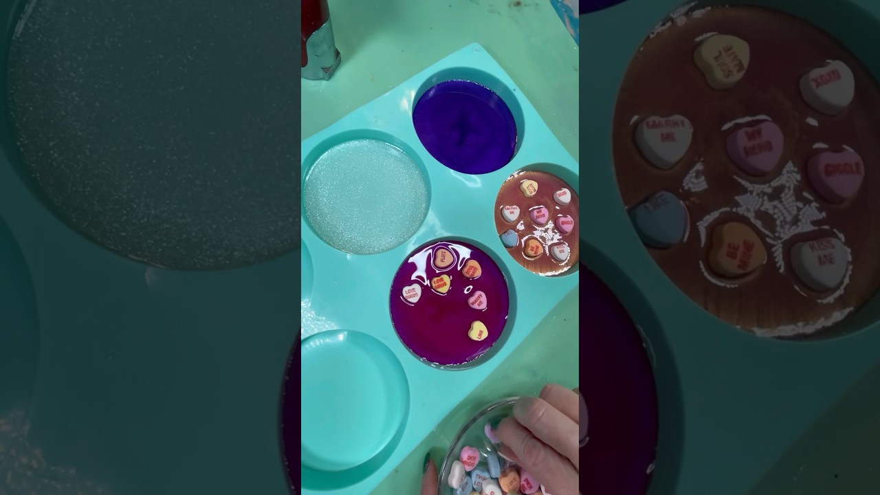 Irresistible Candy Crafts: DIY Resin Coasters! |