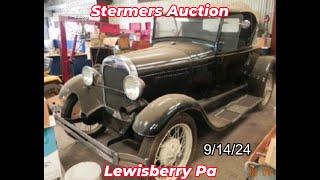 Antique Car's up for Auction