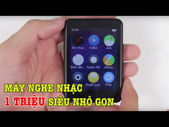 Trên tay máy nghe nhạc chỉ 1 triệu đồng ghi âm tốt, có đài FM - Benjie A28