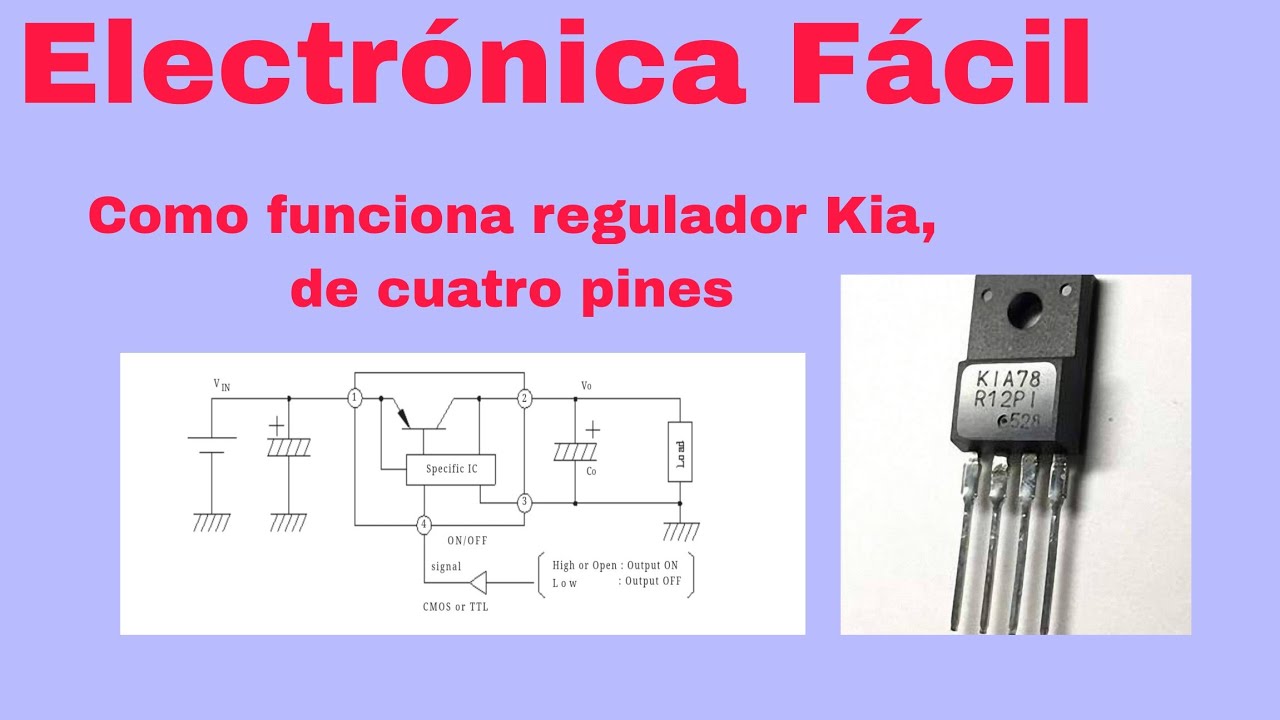 Como funciona el regulador de cuatro pines