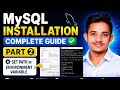 MySQL Part 2 | Set Environment Variable Path + Run MySQL in CMD 🔥