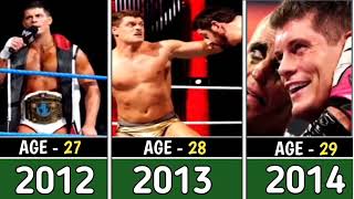 Cody Rhodes Age Evolution (1985–2026) 🔥 | Then vs Now