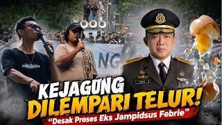 'Jangan Sembunyi!' Massa Aksi Lempari Pagar Kejagung Desak Proses Eks Jampidsus Febrie Adriansyah