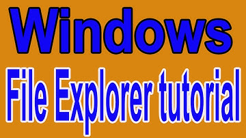 windows File Explorer - part 1 .