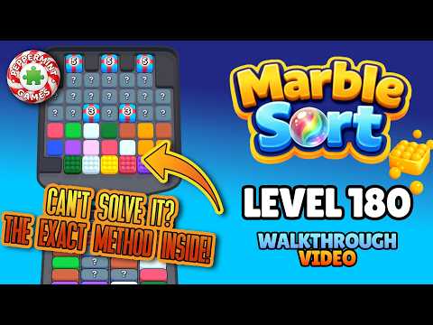 Marble Sort Level 180 Walkthrough & Solution