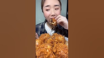 Meat floss bread eating || #eattingchallenge