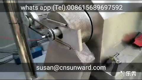 fish feed machine video twin screw extruder machine