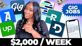 Make $2,000/Week with These 10 HIGH-PAYING Gig Apps! BEST Gig App Jobs | Side Hustles