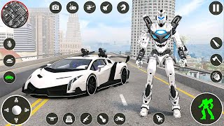 Lamborghini Car Robot Transforming: Flying Tiger Car Robot - Android Gameplay screenshot 3