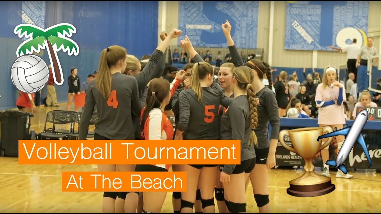 HUGE Volleyball Tournament at the Beach! YouTube