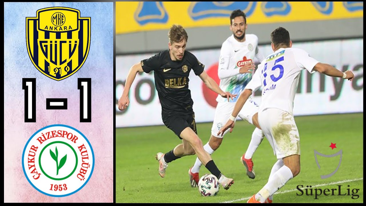 Ankaragücü 1 ​- 1 Rizespor | Süper Lig | 26. Hafta | Maç Özeti