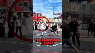 You Rarely See The Professor Lose Like This.. #theprofessor #streetball #basketball  #shorts