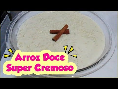 RECEITA ARROZ DOCE SUPER CREMOSO! POR GISLAINE TRINDADE