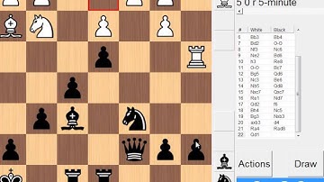 5 minute chess #262: IM Jose Sequera Paolini vs IM Greg Shahade