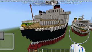 Minecraft SS Normandie Interoir Tutorial part 1