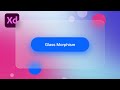 Glass Morphism Adobe XD tutorial | Learn how to create the Glass Morphism style in adobe XD #001