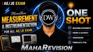 Measurement & Instrumentation One Shot Marathon | Complete Revision + PYQs | AE/JE Electrical 2026