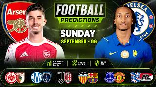 🔥 Football Predictions Today 06 September | BTTS & Over 2.5 | Sunday Predictions.