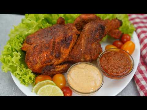 Stovetop Grilled Whole Chicken Recipe with Special Grill Sauce by Tiffin Box
