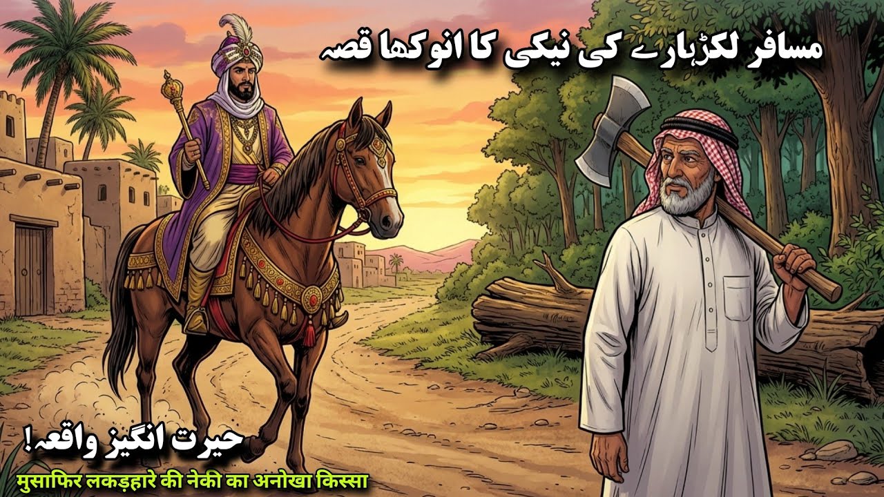  Musaafir Lakarhare Ki Neki Ka Anokha Qissa || Moral Stories in Urdu Hindi Kahaniya