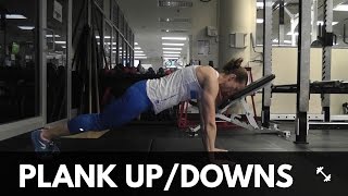 Exercise Tutorial: Plank Up Downs