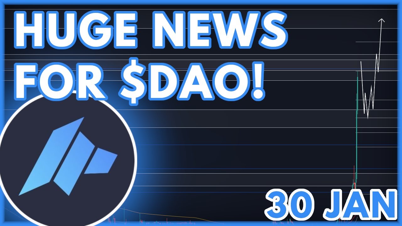 DAO PRICE PREDICTION TODAY! DAO MAKER (DAO) PRICE PREDICTION & NEWS