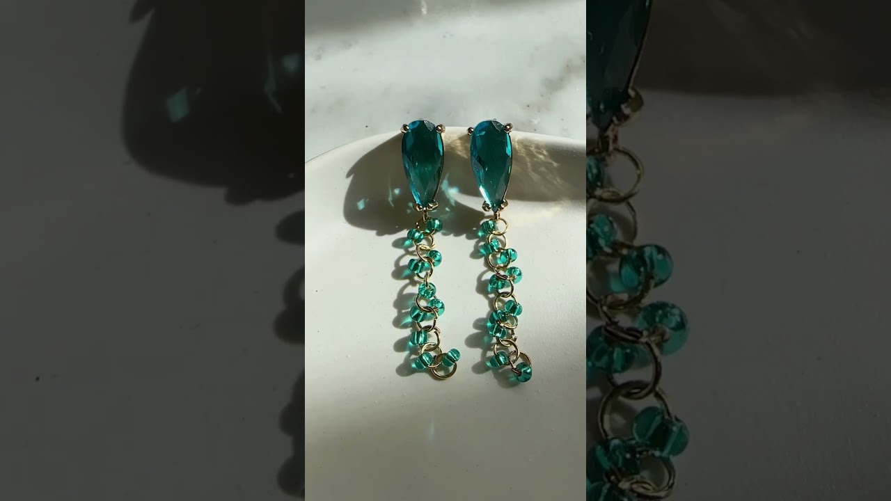 Elegant earrings for evening