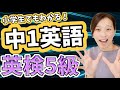 【英検5級】【中学英語】小学生でもわかる！中1英語文法解説♪